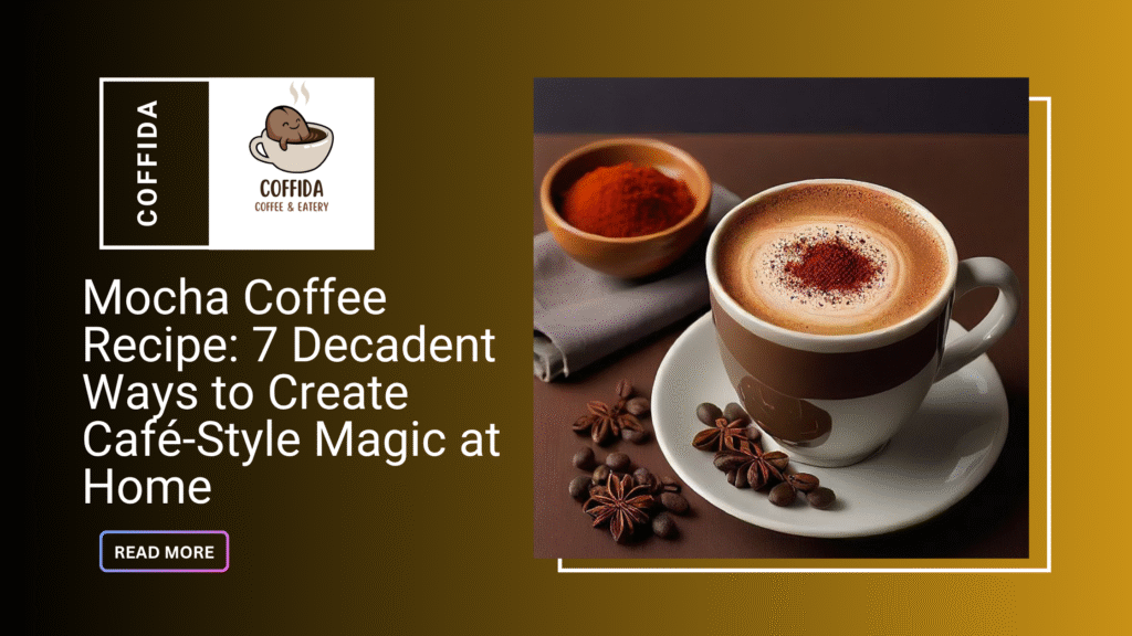 Mocha Coffee Recipe: 7 Decadent Ways to Create Café-Style Magic at Home