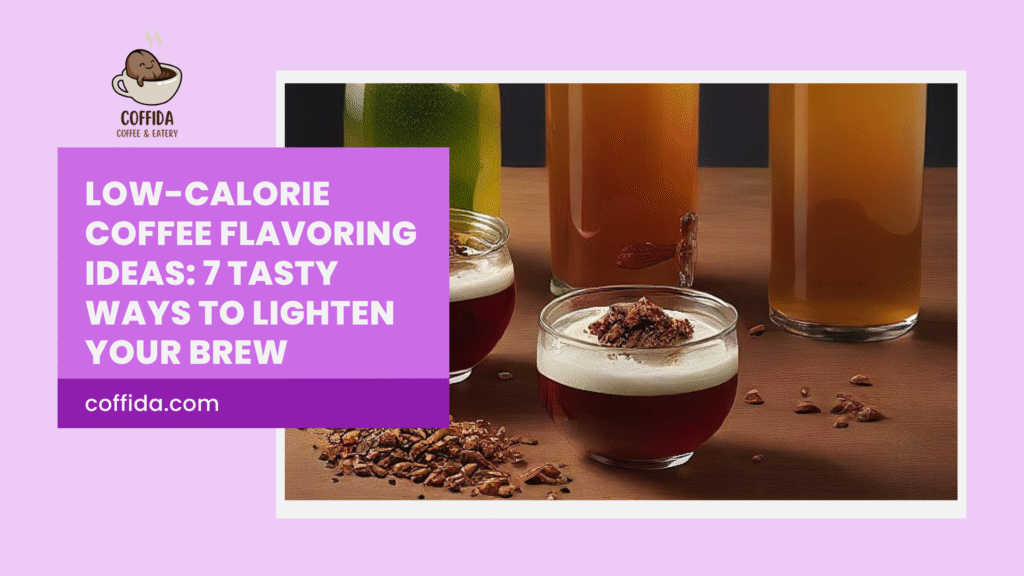 Low-Calorie Coffee Flavoring Ideas: 7 Tasty Ways to Lighten Your Brew