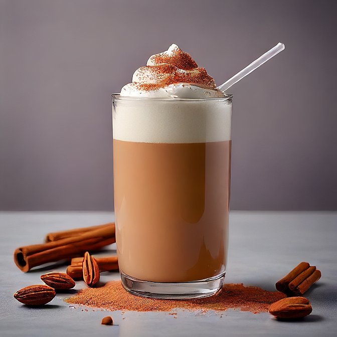Almond Milk Coffee with Cinnamon